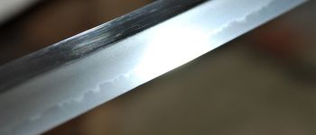 Pavel Bolf - Katana v tensho koshirae období Edo. Detail čepele.