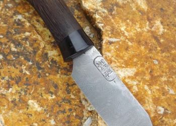 Pavel Bolf - nůž z damaškové oceli