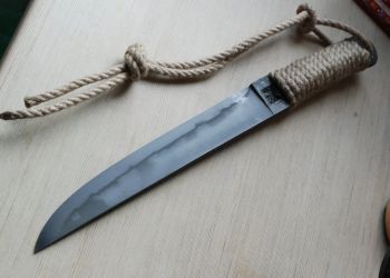 Pavel Bolf - knife made of non-folded steel sunobe