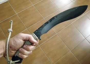 Pavel Bolf - nůž z nepřekládané oceli sunobe