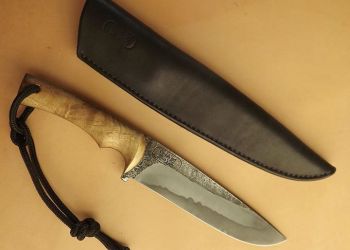 Pavel Bolf - knife made of non-folded steel sunobe