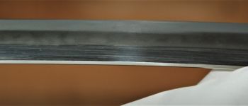 Pavel Bolf - Katana in the style of the Nambokucho period. Blade detail.